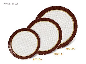PD210A/ 211A/ 212A- Prato Tradicional para Bolos ( 10 UNI)