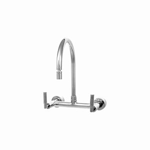 Torneira Misturador de parede para Cozinha - Titânio Futura