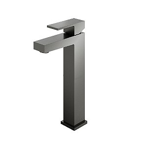 TORNEIRA MISTURADOR MONOCOMANDO PARA BANHEIRO SOBREPOR - ÔNIX ESCOVADO - FLAUNT
