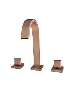 TORNEIRA MISTURADOR DE PIA PARA BANHEIRO - ROSÉ FOSCO - COLOR DOM