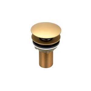 VÁLVULA PARA LAVATÓRIO 7/8 CLICK DOURADO FOSCO