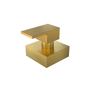 ACABAMENTO REGISTRO BASE DECA 1.1/4' e 1.1/2' (GRANDE) - DOURADO ESCOVADO - COLOR FLAUNT