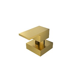 ACABAMENTO REGISTRO BASE DOCOL 1/2 e 3/4 e 1 (PEQUENO) - DOURADO ESCOVADO - COLOR FLAUNT