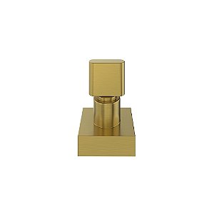 ACABAMENTO REGISTRO BASE DECA 1/2 e 3/4 e 1 (PEQUENO) - DOURADO ESCOVADO - COLOR DOM