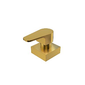 ACABAMENTO REGISTRO BASE DOCOL 1/2 e 3/4 e 1 (PEQUENO) - DOURADO ESCOVADO - COLOR LED