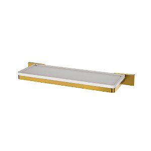 PORTA SHAMPOO - DOURADO ESCOVADO - COLOR DOM