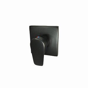 ACABAMENTO MONOCOMANDO PARA CHUVEIRO BASE DOCOL - PRETO FOSCO - LED