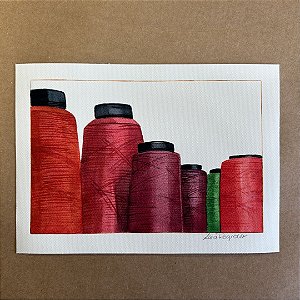 Ilustração Fine Art - "linhas e cores"