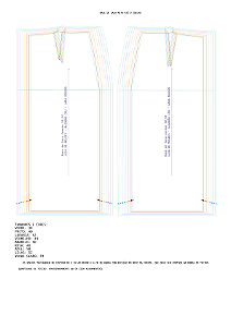 Molde impresso: Base de Saia 38 ao 54
