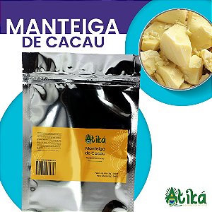 Manteiga de Cacau Pura 100% Natural