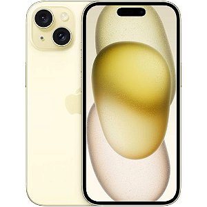 Apple iPhone 15 128GB Tela 6.1" Amarelo Nano SIM e eSim