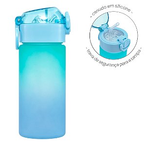 Garrafa degradê azul buba