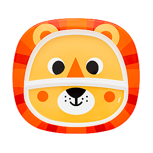 Pratinho com divisória bubazoo leão