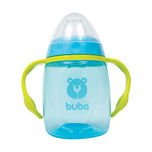 Copo de treinamento com alça removivel ursinho azul buba