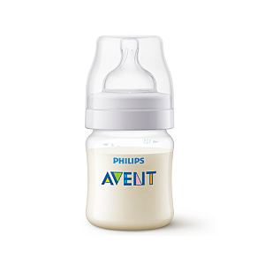 Mamadeira avent anticólica 125ml transparente