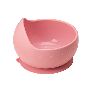 bowl de silicone com ventosa infantil buba rosa