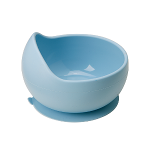 bowl de silicone com ventosa infantil buba azul