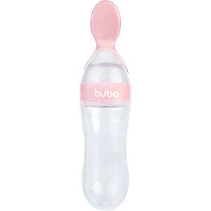 Colher dosadora para leite materno e papinha buba rosa