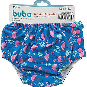 Biquíni reutilizável de piscina Flamingo