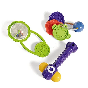 Kit de chocalhos pequenas descobertas tateti