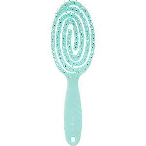 Escova de cabelo flexi comfort verde buba