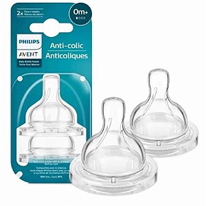 Kit com 2 bicos anticólica avent N°1