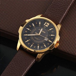 Relógio CURREN Pulseira de Couro