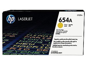 Cartucho de Toner HP LaserJet 654A Amarelo CF332A Original