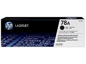 Toner HP 78A Preto Laserjet Original (CE278AB) Para HP Laserjet Pro M1536dnf, P1606dn CX 1 UN