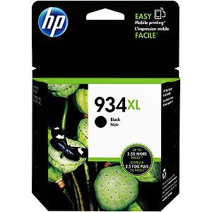 Cartucho HP 934XL preto C2P23AL 25,5ml Original