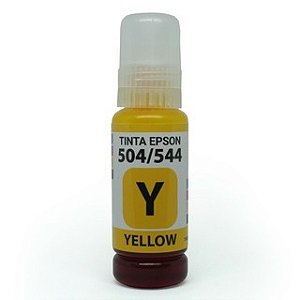 Refil de Tinta Mecsupri Compatível com EPSON T544 / 544 Amarelo T544420