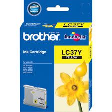 Cartucho de Tinta Brother Amarelo LC37Y Original