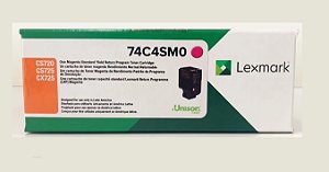 Toner Original Lexmark 74C4SM0 rendimento extra-alto 7.000 Pgs - Magenta