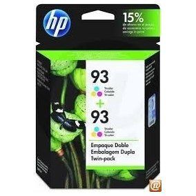 Cartucho de Tinta HP Twinpack HP 93 Tricolor - CC581FL (2x C9361WB) Original