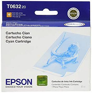 Cartucho de Tinta Epson T063 T063220 Ciano Original