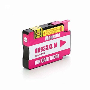 Cartucho de Tinta Mecsupri Compatível com HP 933XL Magenta CN055AL