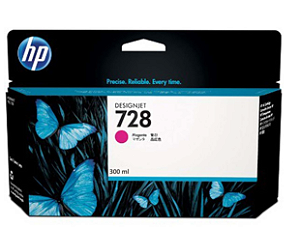 Cartucho de Tinta HP 728 Magenta F9K16A Original 300ml