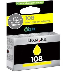 Cartucho de Tinta Lexmark 108 Amarelo 14N0342 Original