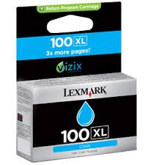 Cartucho de Tinta Lexmark 100Xl Ciano ( 14N1069 ) Original