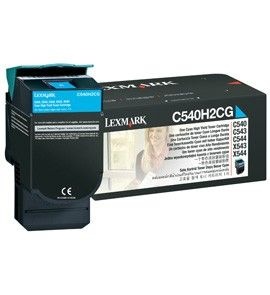 Cartucho de Toner Lexmark C540 Ciano C540H1CG Original