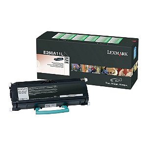 Toner Lexmark Preto E260A11L / E260A11B Original