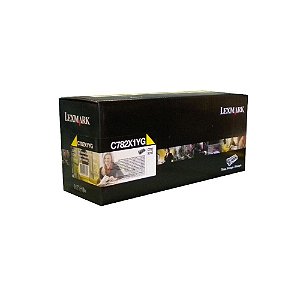 Toner Lexmark  C782 Yellow C782X1YG X782 Original