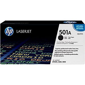 Cartucho de Toner HP 501A Preto Q6470A Original