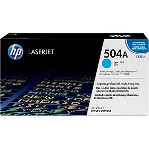 Cartucho de Toner HP 504A Cyan CE251A Original