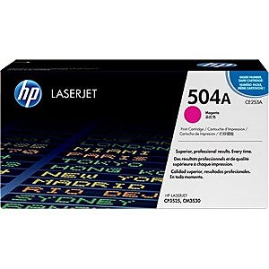 Cartucho de Toner HP 504A Magenta CE253A Original