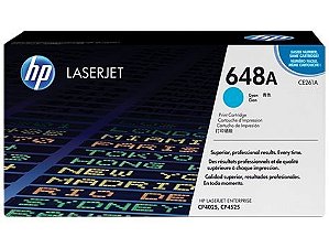 Cartucho de Toner HP LaserJet 648A Ciano CE261A Original