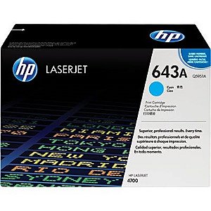 Cartucho de Toner HP 643A Cyan Q5951A Original