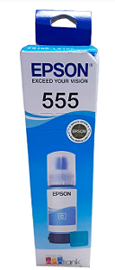 Garrafa para Ecotank ciano T555220-AL Epson CX 1 UN T555