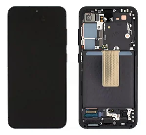 Frontal Tela Display Samsung S23 SM-S911 com Aro Preto Original Nacional