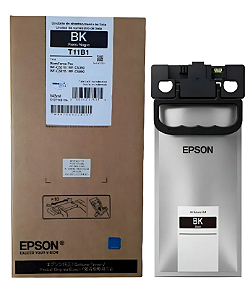 Tinta Epson T11B120AL Preta | Workforce WF-C5810 WF-C5390 WF-C5310 WF-C5890 | Original 10k